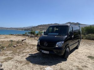 Private Arrival Transfer from Naxos Port / Airport to Stelida, Agios Prokopios, Agia Anna, Plaka